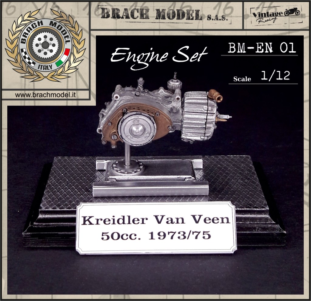 Engine Set Kreidler Van Veen 50cc. 1973/75